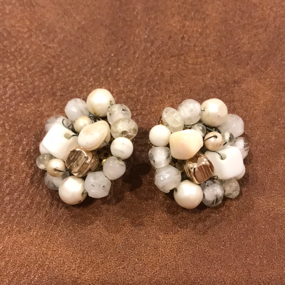Beaded clip on earrings - $6 add on